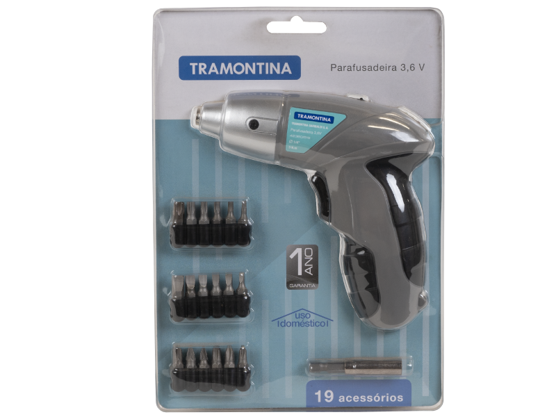 ATORNILLADOR A BATERIA 3.6 V TRAMONTINA